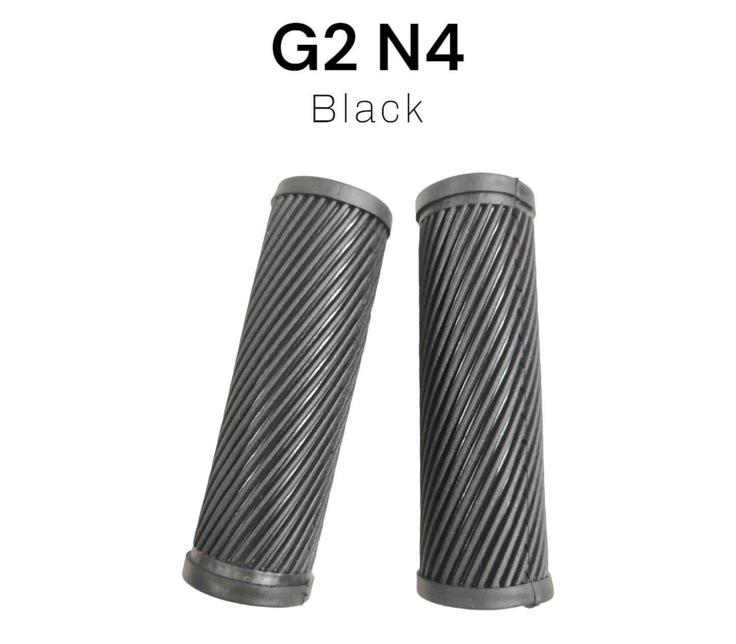Two cylindrical filters labeled G2 N4 Black on a white background