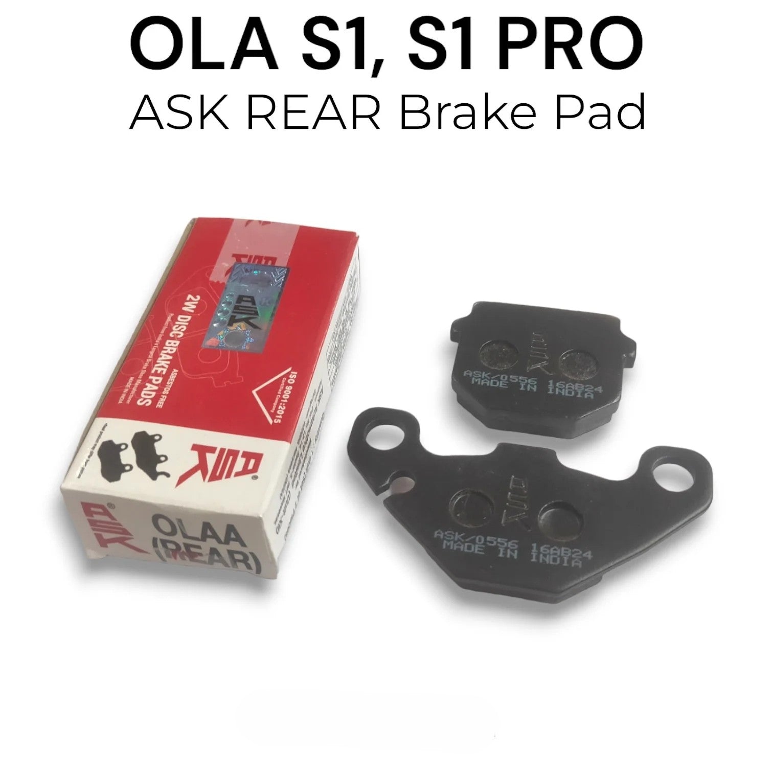 OLA S1 / S1 PRO Gen1 / S1 PRO Gen2 ASK Rear Brake Pad