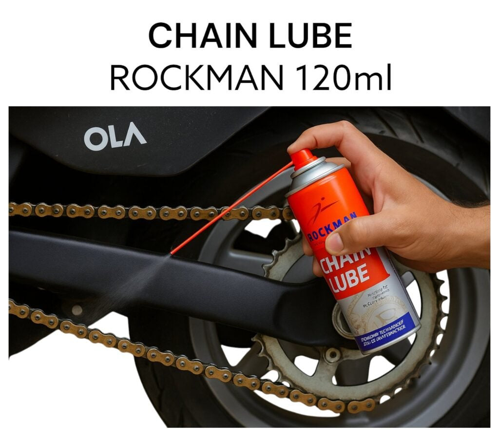 CHAIN Lube ROCKMAN 120ml for All Chain Model Bike & Scooter