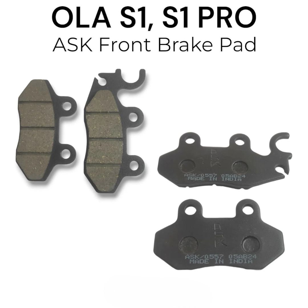 OLA S1 / S1 PRO Gen1 / S1 PRO GEN2 / S1 PRO GEN3 ASK Front & Rear Brake Pads Combo