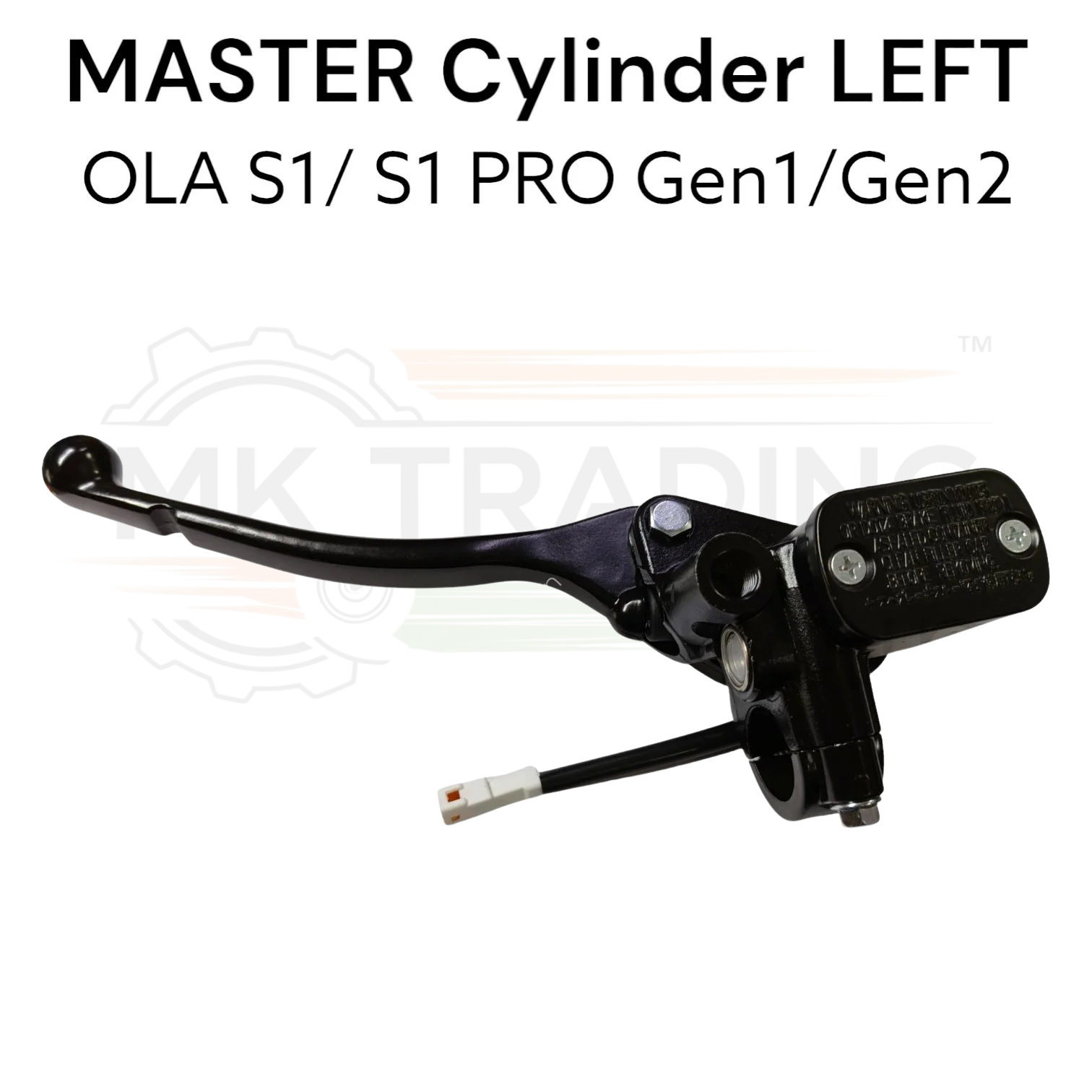 MASTER Cylinder REAR LEFT Side with Brake Lever & Switch for OLA S1/S1 PRO Gen1/Gen2
