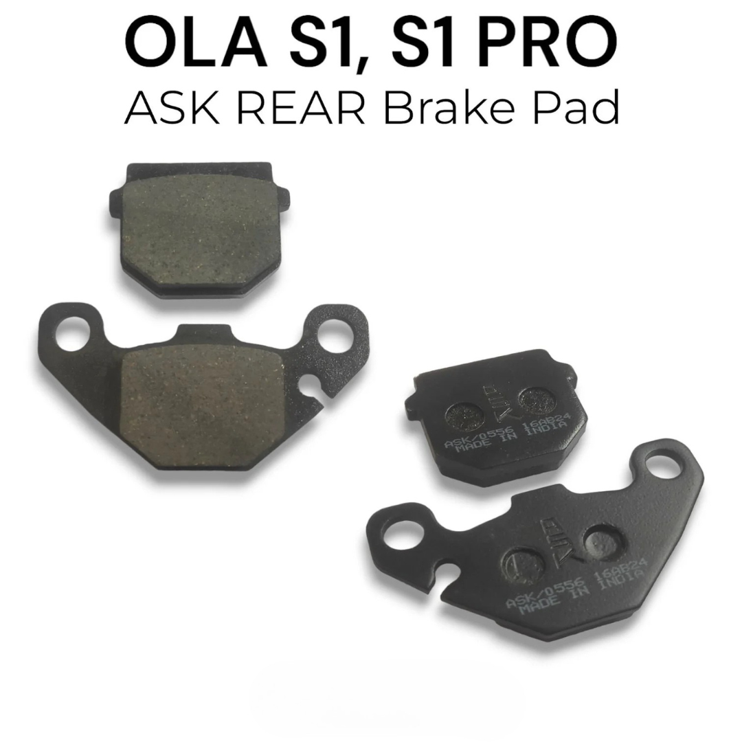 OLA S1 / S1 PRO Gen1 / S1 PRO GEN2 / S1 PRO GEN3 ASK Front & Rear Brake Pads Combo