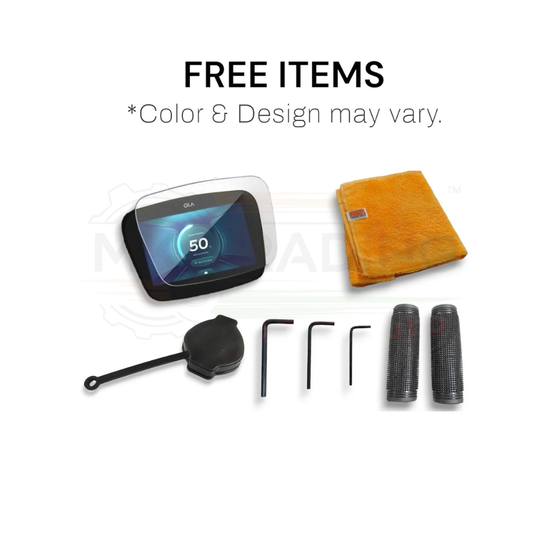 OLA S1 AIR, S1 PRO Gen2 Safety Guard Front, Rear STEEL (Chrome)