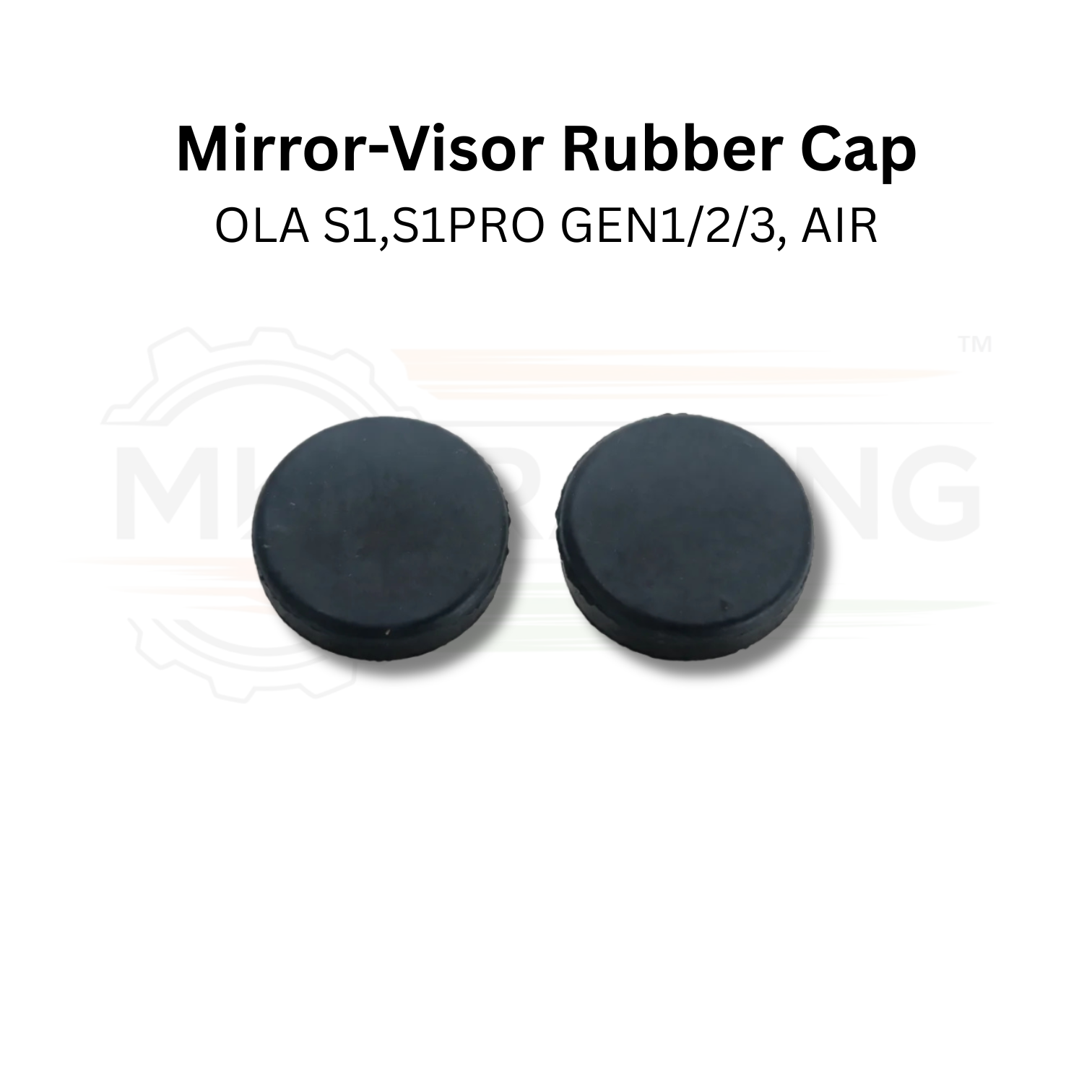 Mirror-Visor Rubber Cap for OLA S1,S1PRO GEN1/2/3, AIR (Set of 2)