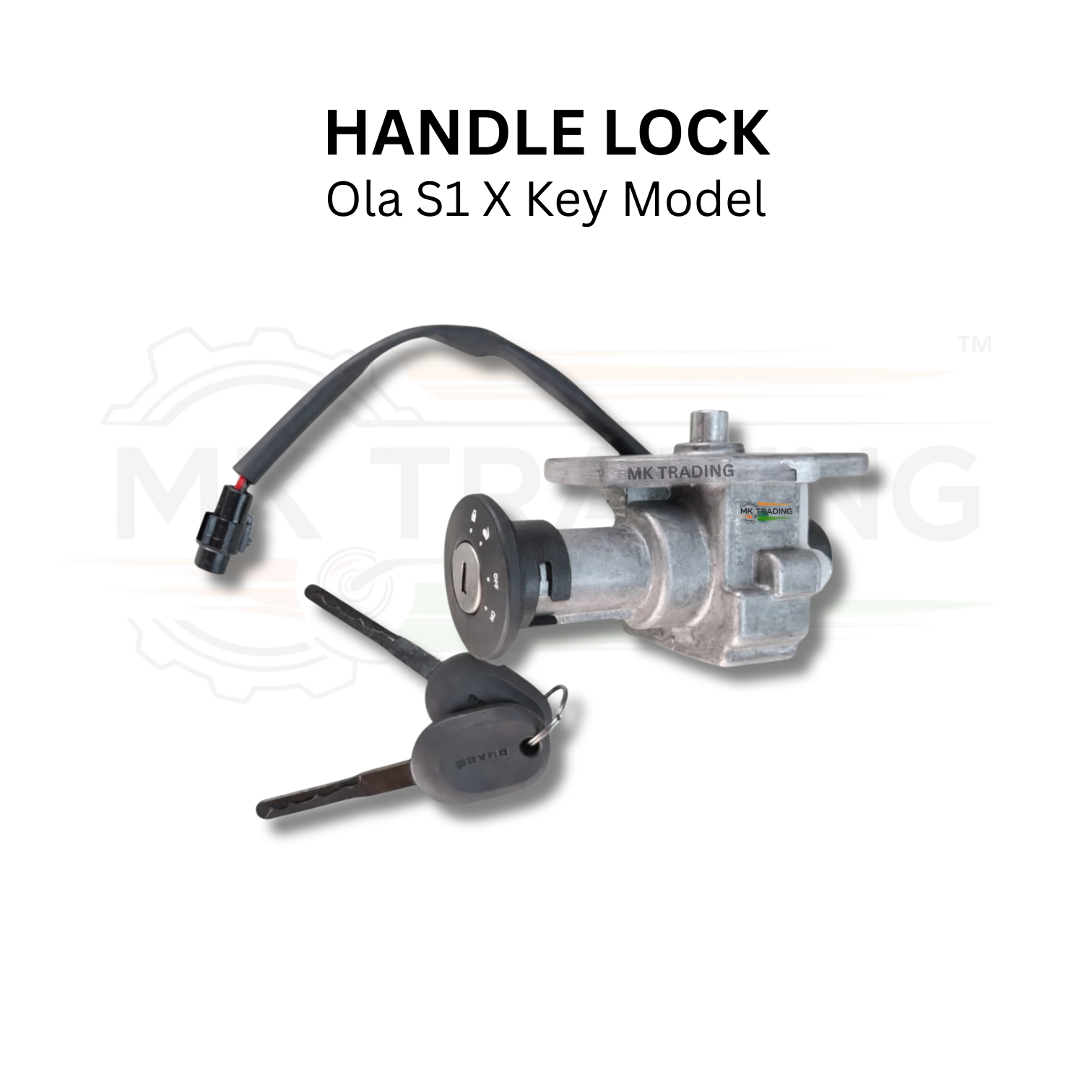 Handle Lock Assembly with Spare Keys Ola S1 X Key Model