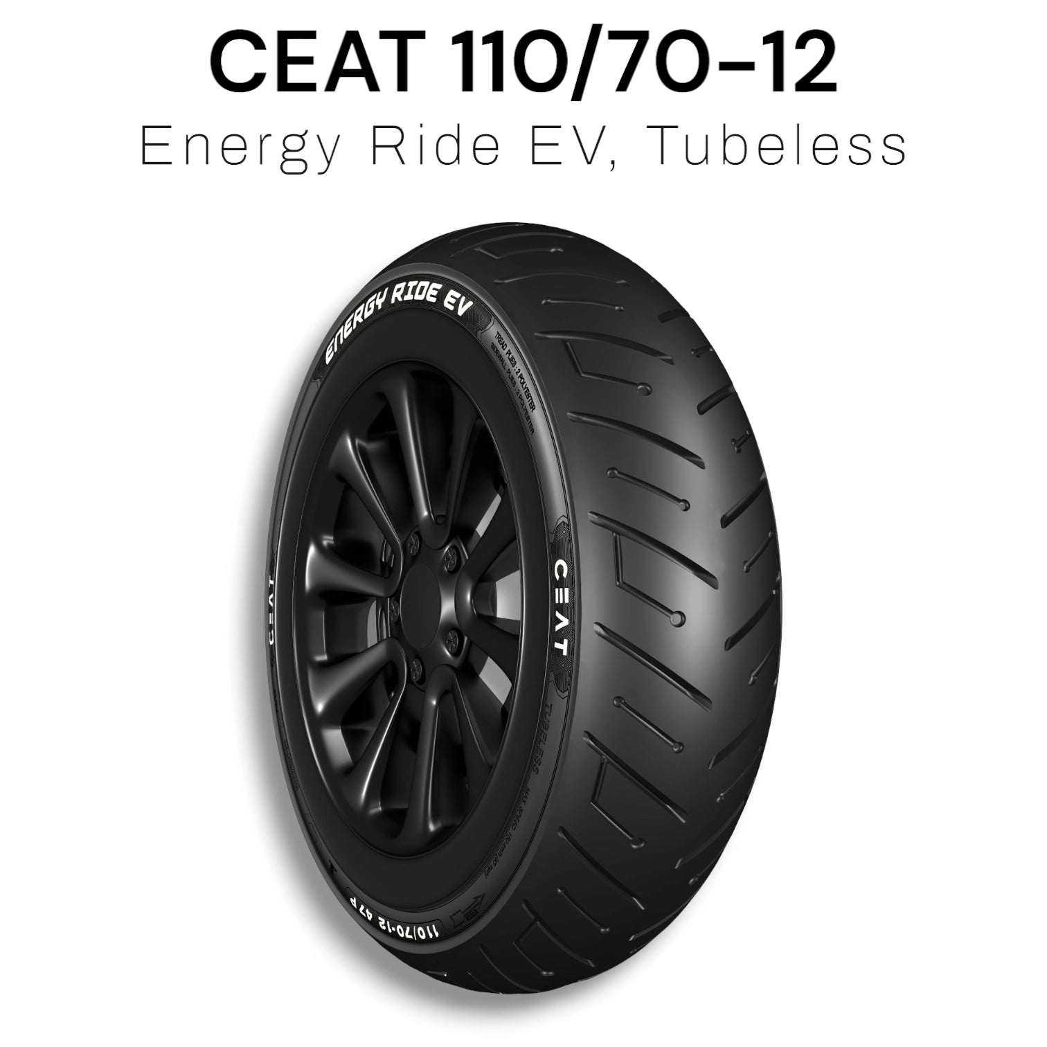 110/70-12 CEAT Tyre Tubeless ENERGY Ride EV OLA S1/S1 Pro