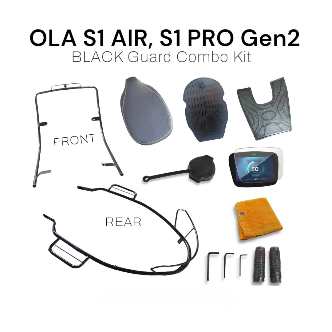 COMBO Kit BLACK For OLA S1 AIR, S1 PRO Gen2