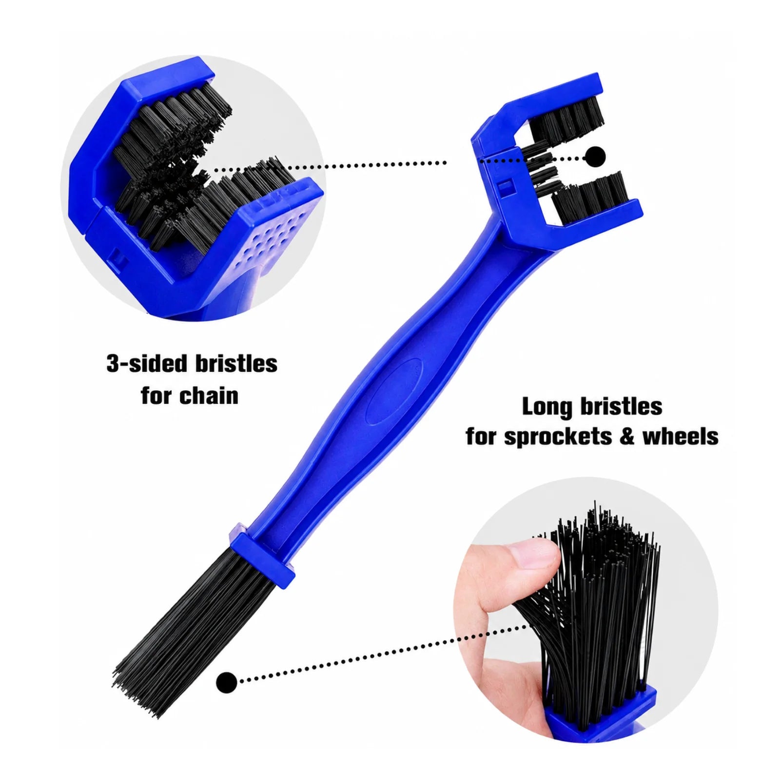 Chain Cleaning Brush for All Bikes & Scooters