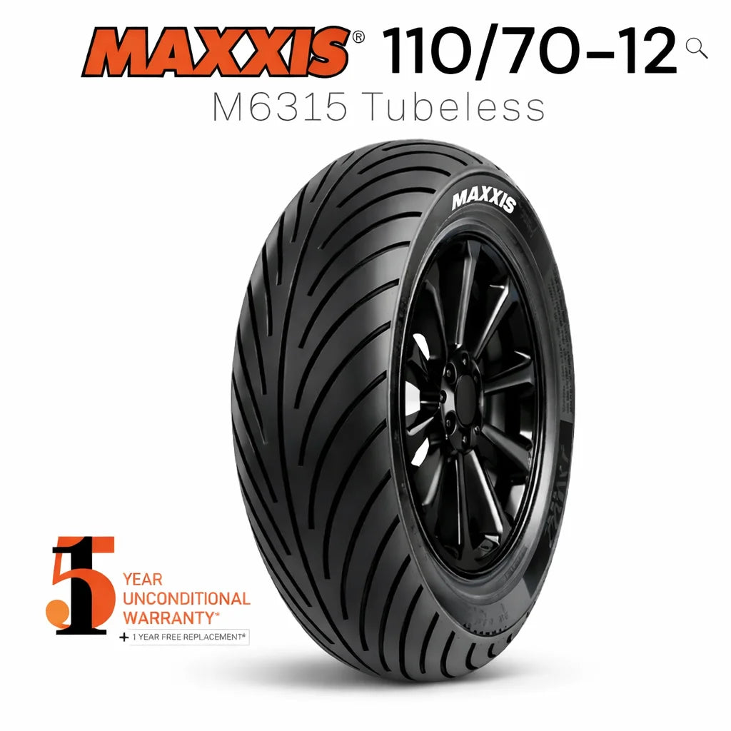 110/70-12 MAXXIS M6315 Tubeless Tyre OLA S1, S1 Pro