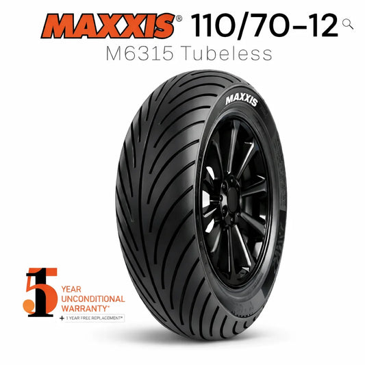 110/70-12 MAXXIS M6315 Tubeless Tyre OLA S1, S1 Pro