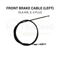 OLA AIR, X, X PLUS FRONT BRAKE CABLE LEFT SIDE EMBARK