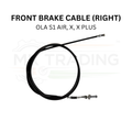 OLA AIR, X, X PLUS FRONT BRAKE CABLE RIGHT SIDE EMBARK