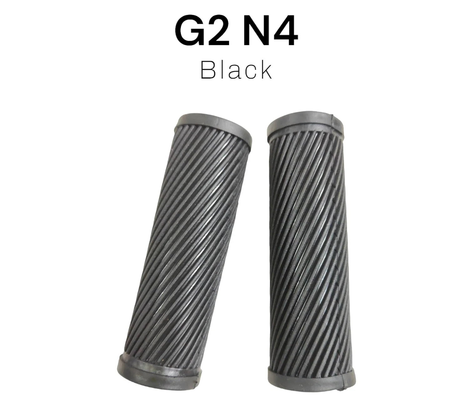 Two cylindrical filters labeled G2 N4 Black on a white background