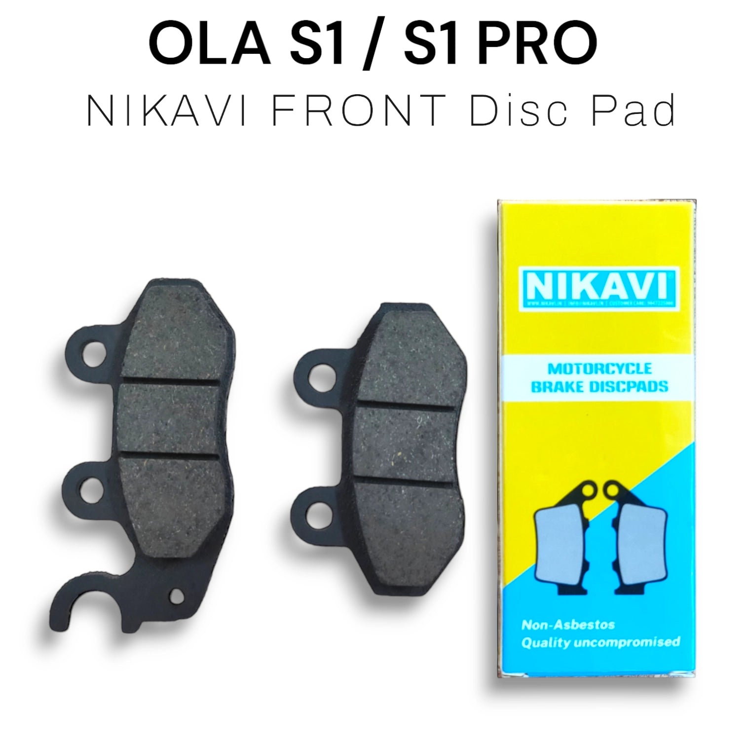 OLA S1/S1 PRO Front BREAK Pads NIKAVI