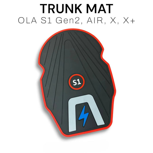 Trunk mat for OLA S1 Gen2, AIR, X, X+ on a white background