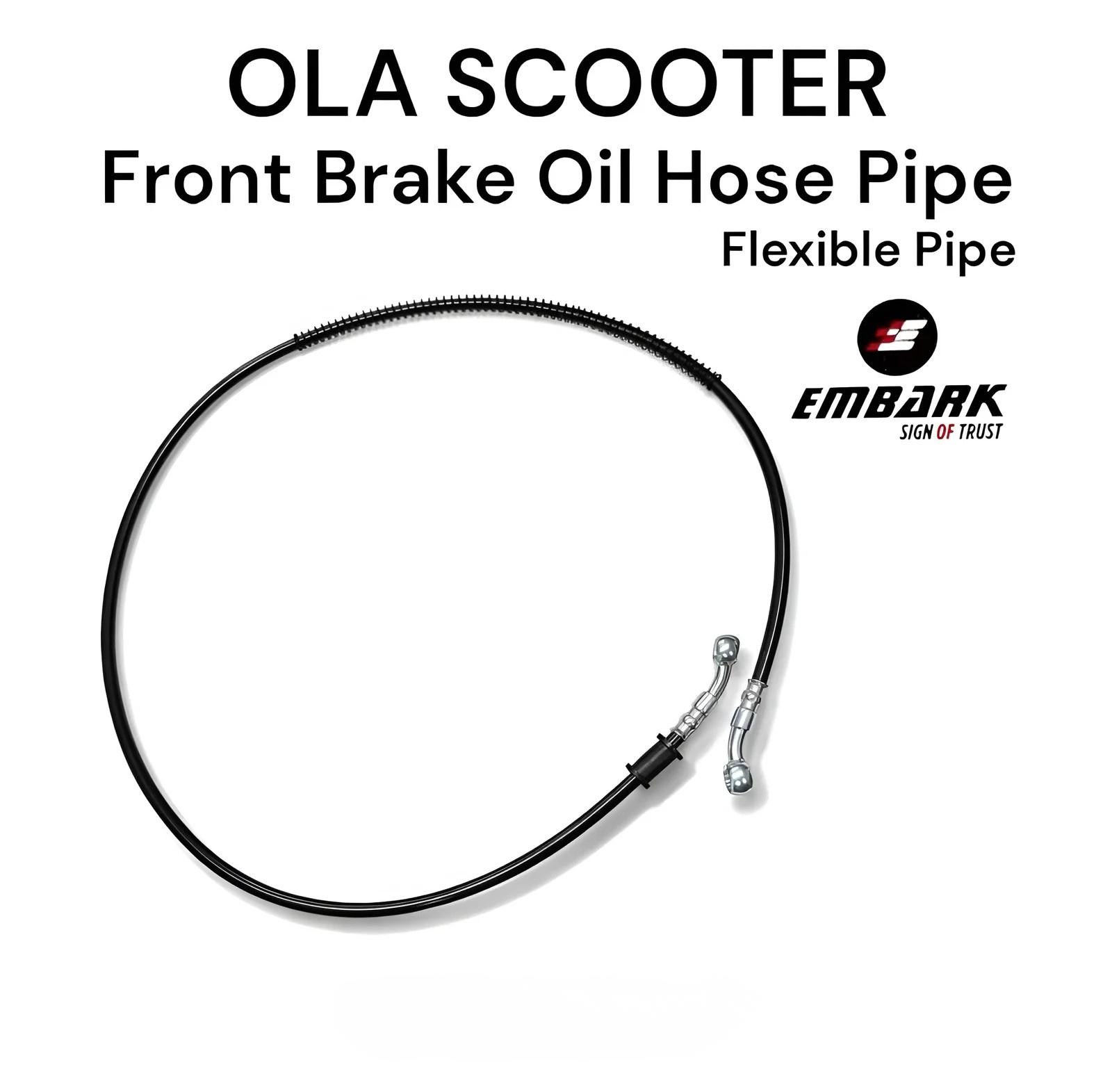 Front Brake Oil Flexible Hose Pipe for OLA Scooter Disc Brake Model