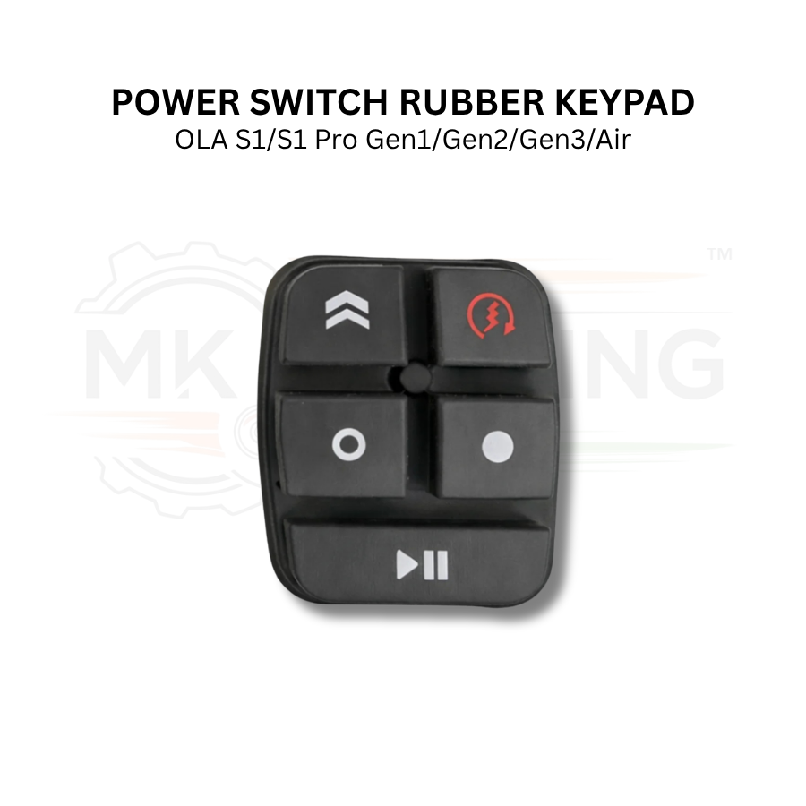 Power Switch Rubber Keypad for OLA S1 / S1 Pro Gen 1, Gen 2, Gen 3 & S1 Air