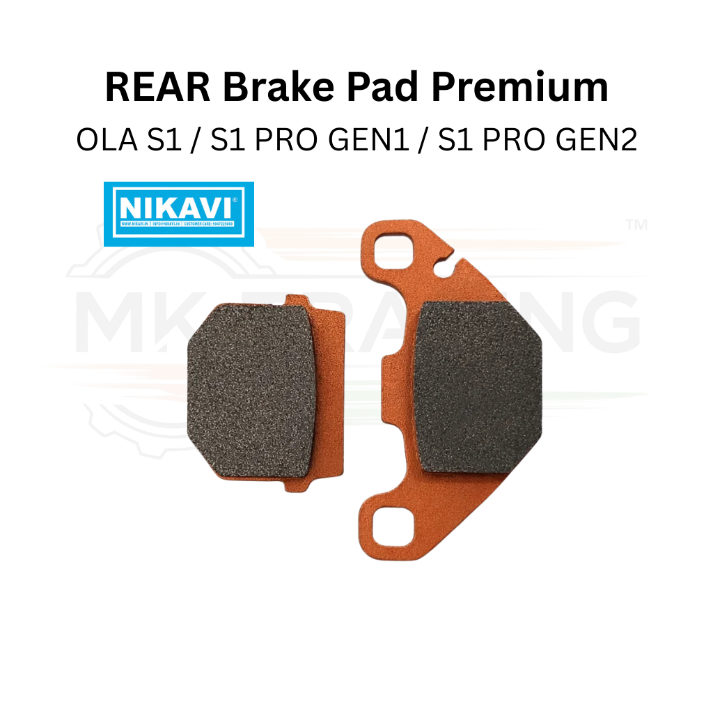 OLA S1 / S1 PRO Gen1 / S1 PRO GEN2 / PREMIUM NIKAVI Rear Brake Pad