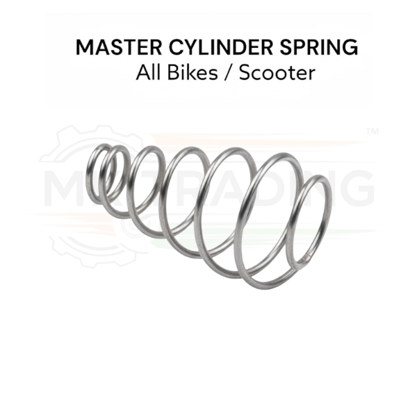 Master cylinder spring for all bikes and scooters on a white background