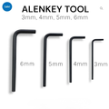 TAPARIA Alenkey Tool Kit 3mm, 4mm, 5mm, 6mm