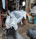 WHITE Waterproof Display Safety Handle Rain Cover for OLA Electric Scooter
